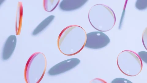 Minimalistic Conceptual Abstract 3D render animation Stock Footage 169447678