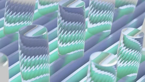 Minimalistic Conceptual Abstract 3D render animation Stock Footage 169447709