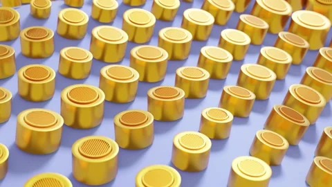 Minimalistic Conceptual Abstract 3D render animation Stock Footage 169580587