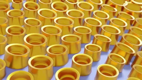 Minimalistic Conceptual Abstract 3D render animation Stock Footage 169580666