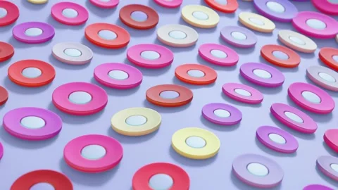 Minimalistic Conceptual Abstract 3D render animation Stock Footage 169580707