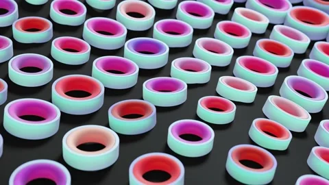 Minimalistic Conceptual Abstract 3D render animation Video stock 169580724