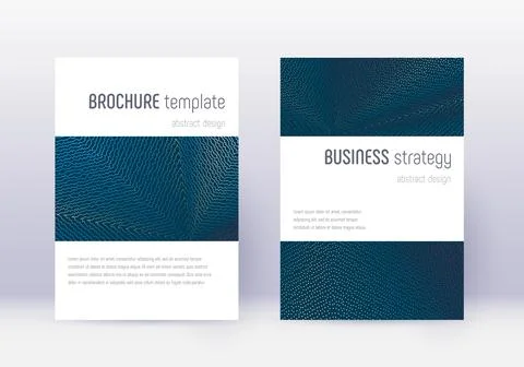 Minimalistic cover design template set. Red abstra Stock Illustration