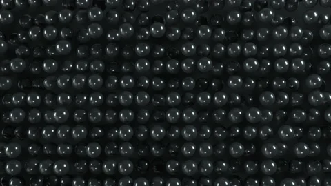 Minimalistic Dark Spheres Background - Abstract Design Concept Stock Footage 238531866