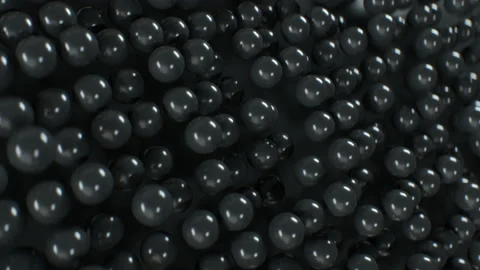 Minimalistic Dark Spheres Background - Abstract Design Concept Stock Footage 238533182