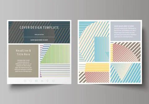 Minimalistic design with lines, geometric shapes forming beautiful background Stock Illustration