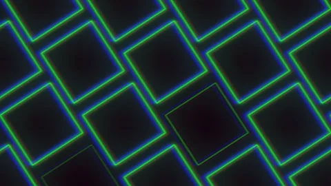 Minimalistic diamond pattern thin black and blue lines 動画素材 289232842