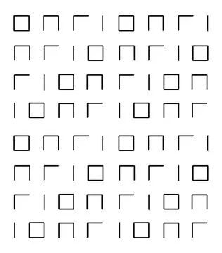 Minimalistic Geometric Bright Pattern Digital abstract modern geometric se... Stock Photos