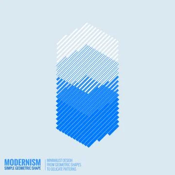 Minimalistic Geometric Design Stock Illustration