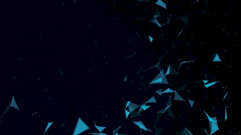 Minimalistic geometric pattern.Molecule structure and communication. Graphic ple Stock Footage 249257663