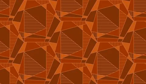 Minimalistic geometric shapes seamless pattern イラスト素材