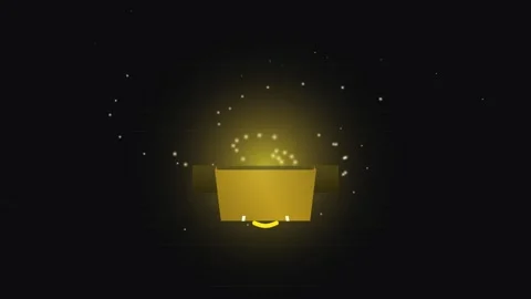Minimalistic golden gradient loading bar on black screen background Stock Footage 346006357