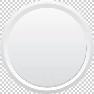 A minimalistic grey circle with a subtle gradient, perfect for a button or .. Stock Illustration