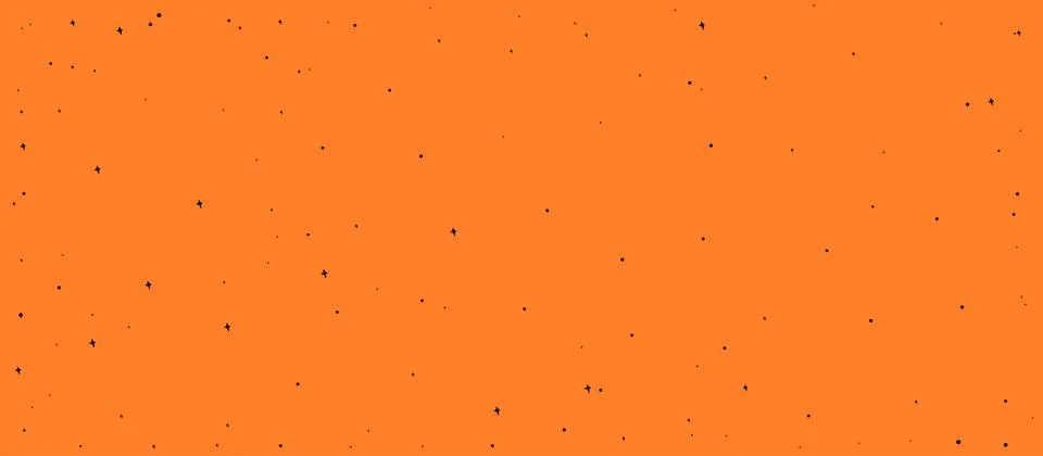 Minimalistic Halloween background. Orange background with small noise dots and Stock Illustration