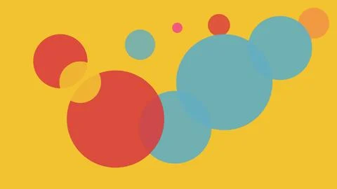 A minimalistic image with shaped elements creates a concise composition. Stock Illustration