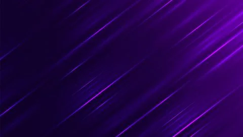 Minimalistic light trails background. Neon light streaks. Purple glowing lines Illustrazione stock