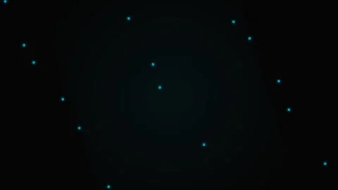 Minimalistic night sky filled with scattered bright stars in deep darkness Stock Footage 339617393