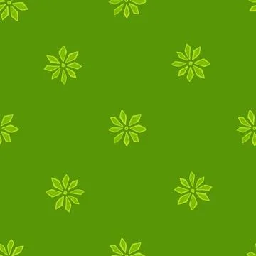 Minimalistic seamless hand drawn pattern with doodle carnation flowers orname Stock Illustration