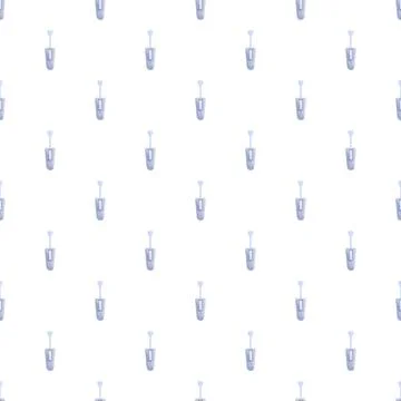 Minimalistic seamless pattern featuring small kitchen spatulas Stock Illustration