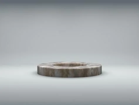 Minimalistic showcase with empty space. Design for product presentation in Stock Photos