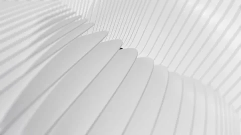 Minimalistic Silver 3D Background Loop For Design Projects Stock Footage 292338070