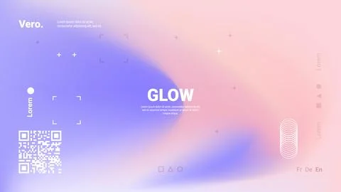 Minimalistic soft gradient background design. Modern wallpaper design for pos Stock Illustration