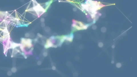 Minimalistic space background. Laser loop. Depth of field. Seamless loop. Stock Footage 101388140