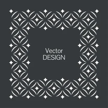 Minimalistic squared frame Illustration