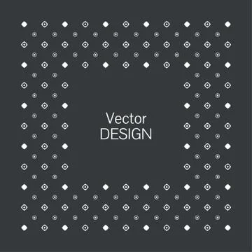 Minimalistic squared frame Illustration