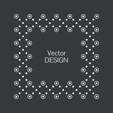 Minimalistic squared frame Illustration