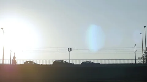 Minimalistic urban landscape Stock Footage 101978855