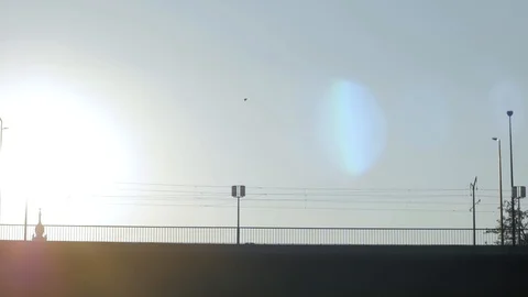 Minimalistic urban landscape Stock Footage 101978875