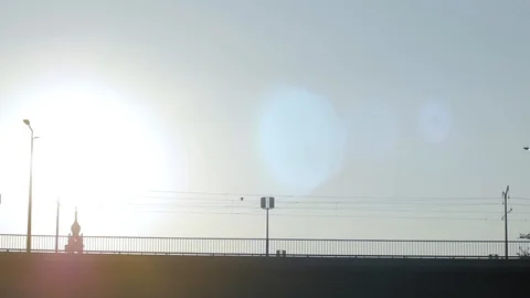 Minimalistic urban landscape Stock Footage 101978889