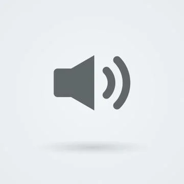 Minimalistic vector icon of sound. イラスト素材