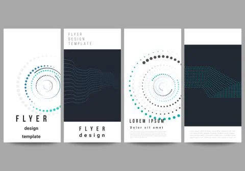 The minimalistic vector illustration of the editable layout of flyer, banner Stock Illustration