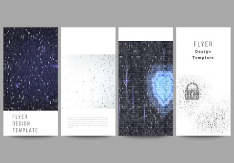 The minimalistic vector illustration of the editable layout of flyer, banner Stock Illustration