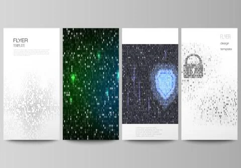 The minimalistic vector illustration of the editable layout of flyer, banner Stock Illustration