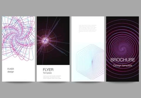 The minimalistic vector illustration of the editable layout of flyer, banner Illustrazione stock