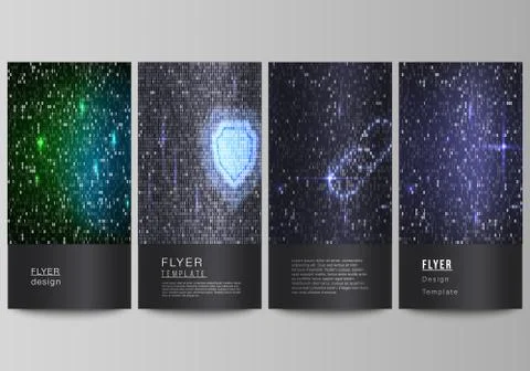 The minimalistic vector illustration of the editable layout of flyer, banner Stock Illustration