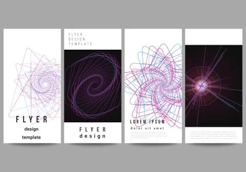 The minimalistic vector illustration of the editable layout of flyer, banner Illustrazione stock