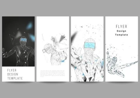 The minimalistic vector illustration of the editable layout of flyer, banner Stock Illustration