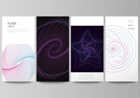 The minimalistic vector illustration of the editable layout of flyer, banner Illustrazione stock