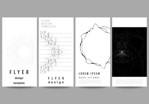 The minimalistic vector illustration of the editable layout of flyer, banner Illustrazione stock