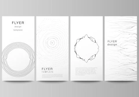 The minimalistic vector illustration of the editable layout of flyer, banner Illustrazione stock