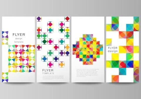 The minimalistic vector illustration of the editable layout of flyer, banner Stock Illustration