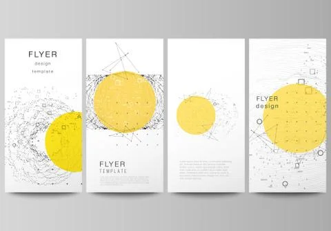 The minimalistic vector illustration of the editable layout of flyer, banner Stock Illustration
