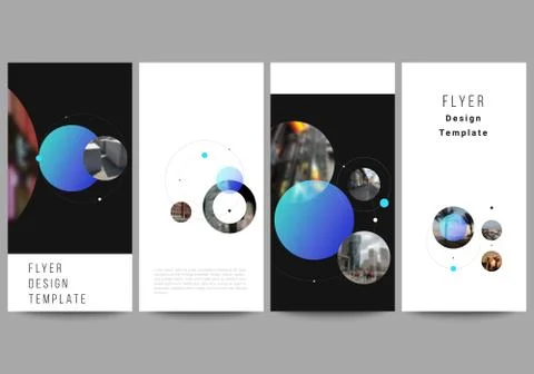 The minimalistic vector illustration of the editable layout of flyer, banner Stock Illustration