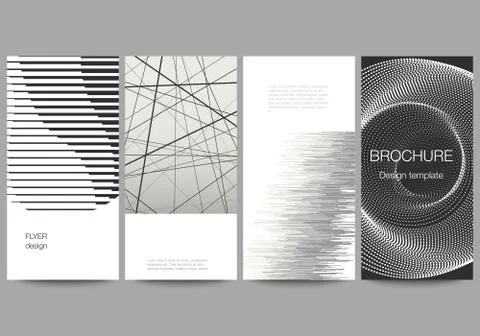 The minimalistic vector illustration of the editable layout of flyer, banner Stock Illustration