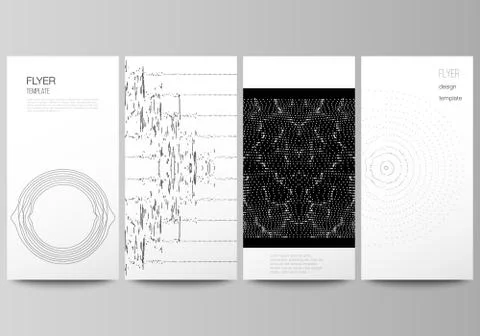 The minimalistic vector illustration of the editable layout of flyer, banner Illustrazione stock