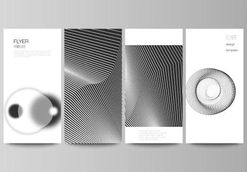 The minimalistic vector illustration of the editable layout of flyer, banner Stock Illustration